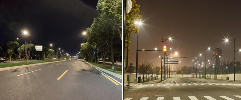 舟山海天大道道路照明、聯(lián)虹路道路照明